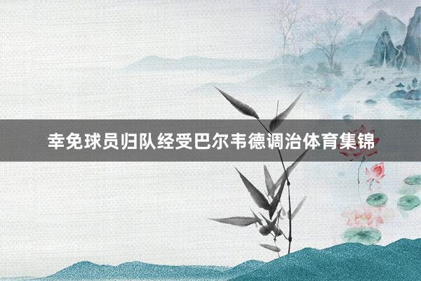 幸免球员归队经受巴尔韦德调治体育集锦