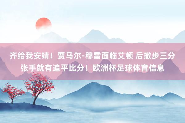 齐给我安靖！贾马尔-穆雷面临艾顿 后撤步三分张手就有追平比分！欧洲杯足球体育信息