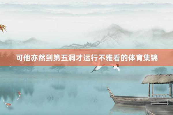 可他亦然到第五洞才运行不雅看的体育集锦