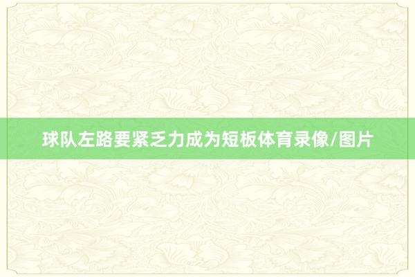 球队左路要紧乏力成为短板体育录像/图片