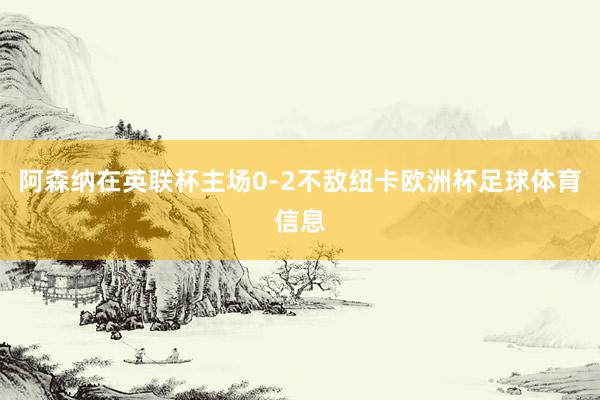 阿森纳在英联杯主场0-2不敌纽卡欧洲杯足球体育信息